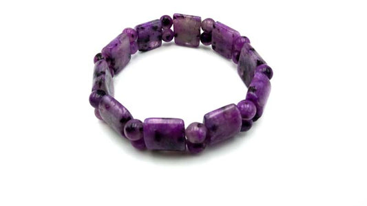Purple QuartzDyed Tanker Bracelets