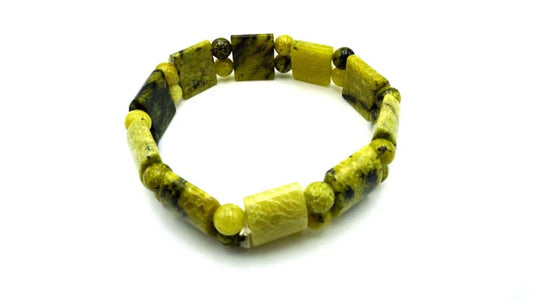 Yellow Turtle Jasper Tanker Bracelets