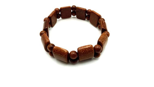 Brown Goldstone Tanker Bracelets