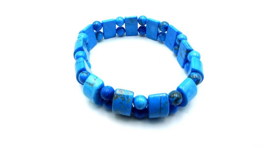 Dyed Howlite Tanker Bracelets