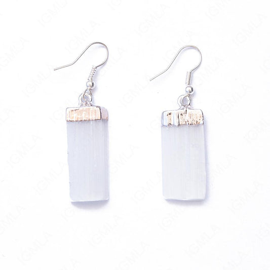 Selenite Sp Blade Earrings