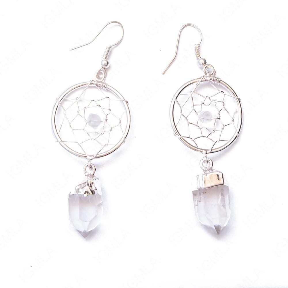 Crystal Web Asstd Sp Single Point Earrings