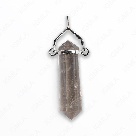 Bi-terminated Smokey Quartz With Balance Pendants