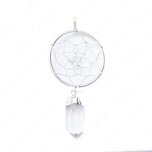 Dream Catcher Quartz Pendants