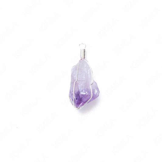 Amethyst Point With Basket Pendants