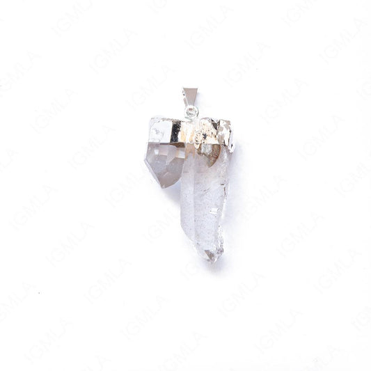 Double Crystal Quartz Points Pendants