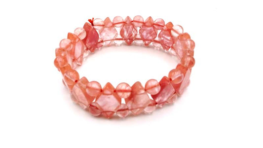 Cherry Quartz Bracelets