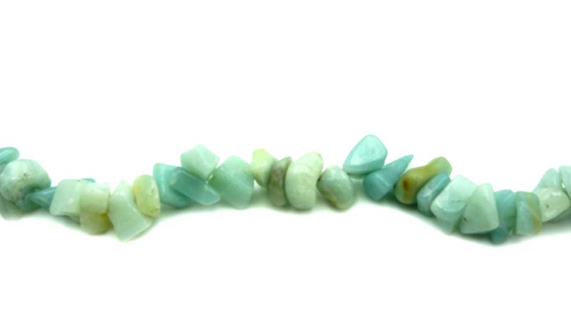 36 inch Russian Amazonite Chip Beads