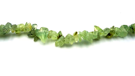 36 inch Prehnite Chip Beads