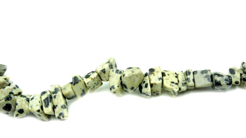 36 inch Chip Dalmatine Jasper (Natural) Beads