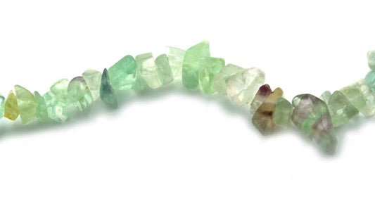 36 inch Chip Fluorite Beads