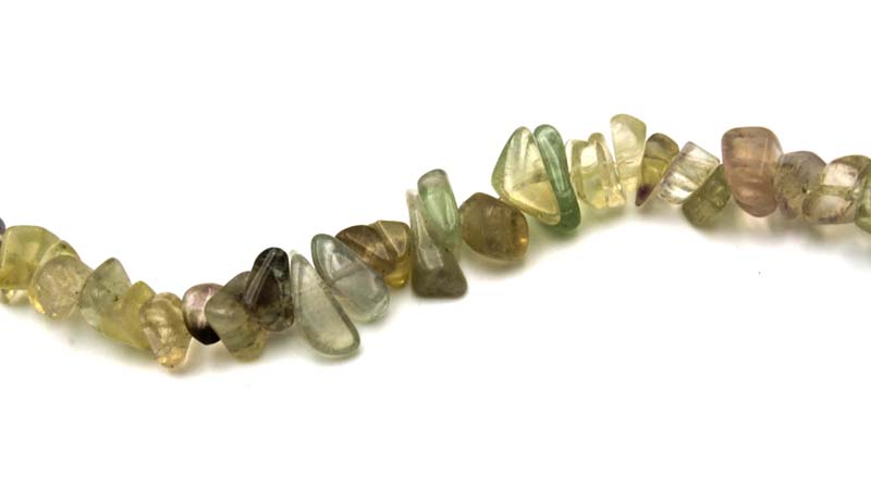 36 inch Chip Fluorite Beads