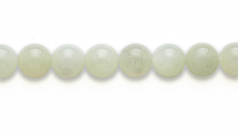 16 inch 10 M.M. New Jade Round Beads