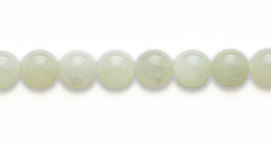 16 inch 10 M.M. New Jade Round Beads