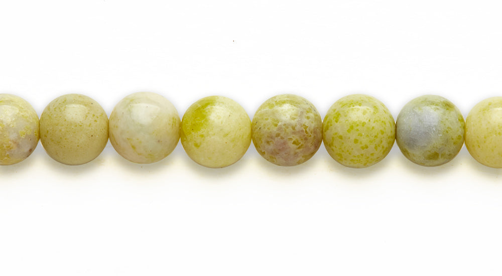 16 inch 10 M.M. Pineapple Jasper Round Beads