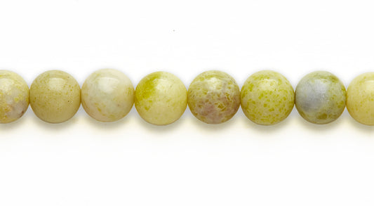 16 inch 10 M.M. Pineapple Jasper Round Beads
