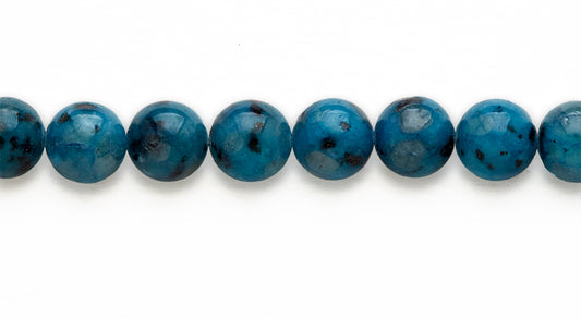 16 inch 10 M.M. Aqua Quartz (D) Round Beads