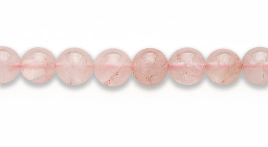 16 inch 10 M.M. Rose Quartz Round Beads