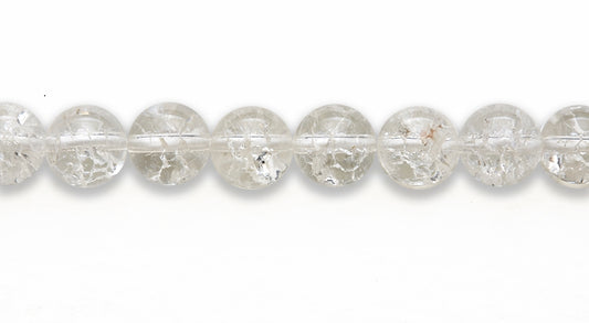 16 inch 10 M.M. Crystal Round Beads
