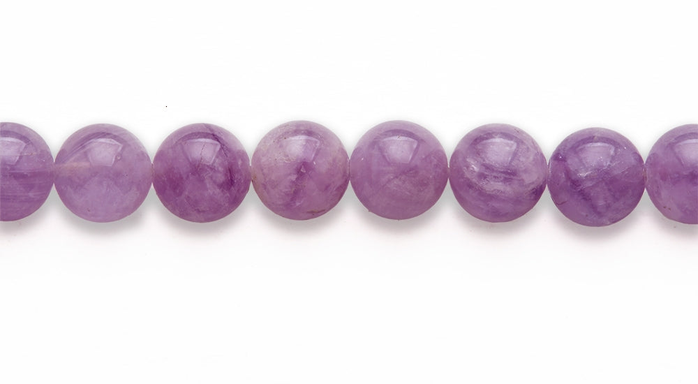 16 inch 10 M.M. Amethyst Round Beads