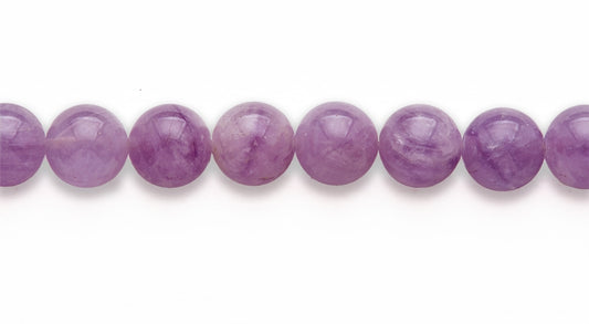 16 inch 10 M.M. Amethyst Round Beads