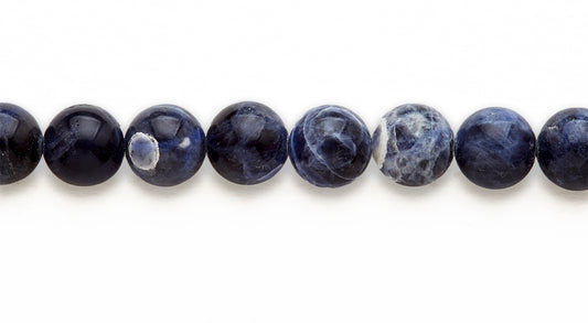 16 inch 10 M.M. Sodalite Round Beads