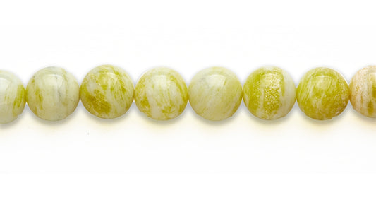 16 inch 14 M.M. Pineapple Jasper Round Beads
