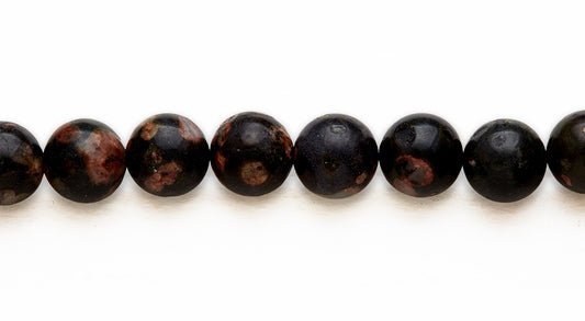 16 inch 14 M.M. Flower Japser Round Beads