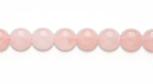 16 inch 14 M.M. Rose Quartz Round Beads