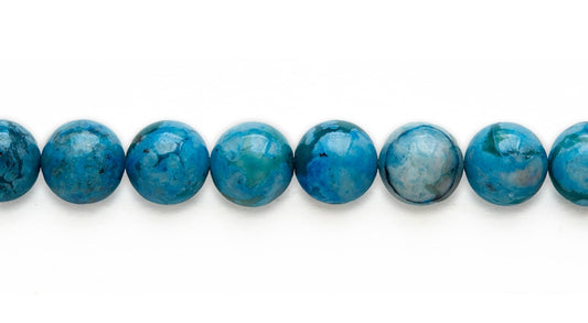 16 inch 14 M.M. (D) Turquiose Jasper Round Beads