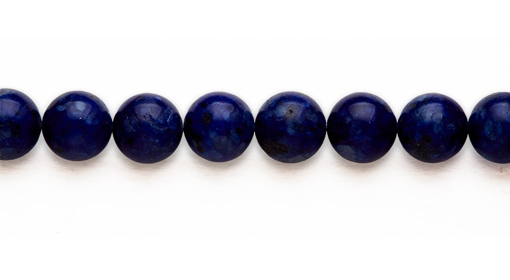16 inch 14 M.M. Kiwi Lapis (D) Round Beads