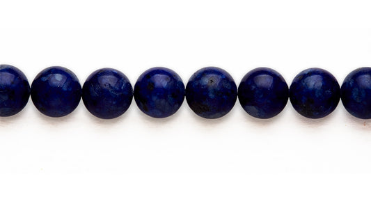 16 inch 14 M.M. Kiwi Lapis (D) Round Beads