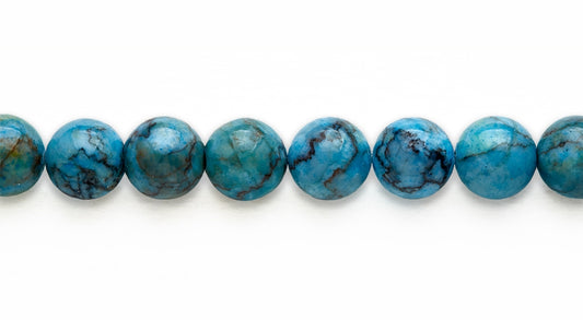 16 inch 14 M.M. Turquiose Stone Round Beads