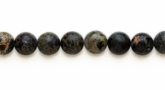 16 inch 12M.M. Spider Jasper Round Beads