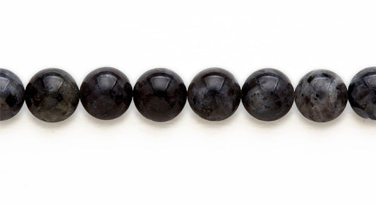 16 inch 12M.M. Black Labradorite Round Beads