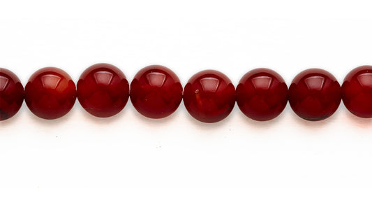 16 inch 12M.M. Carnelian Round Beads