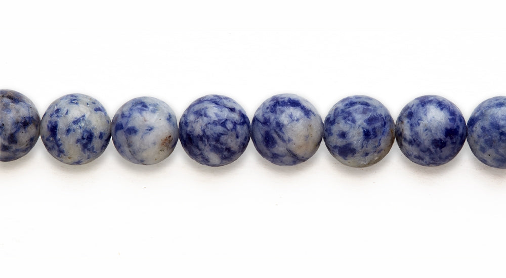 16 inch 12M.M. Sodolite Round Beads
