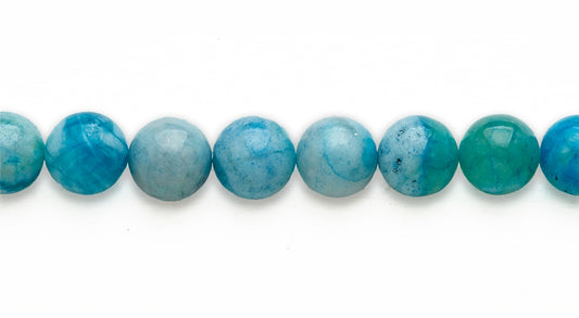 16 inch 12M.M. light Turquiose Jasper (D) Round Beads
