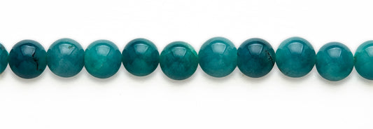 16 inch 12M.M. Dyed Green Aventurine Round Beads