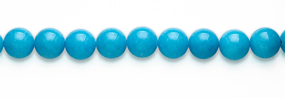 16 inch 12M.M. Sleeping Beauty Color Round Beads