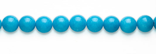 16 inch 12M.M. Sleeping Beauty Color Round Beads