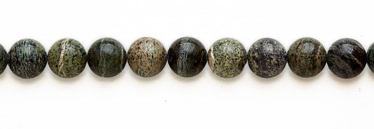 16 inch 12M.M. Green Opal Round Beads