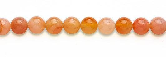 16 inch 12M.M. Carnelian Round Beads