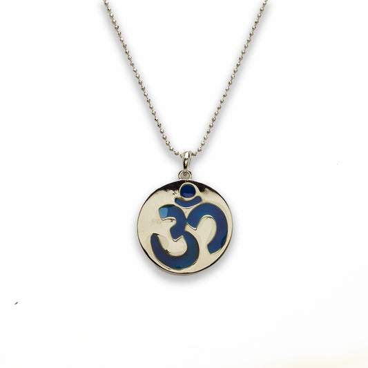 Zinc Alloy Mood Silver Plated Round Necklace