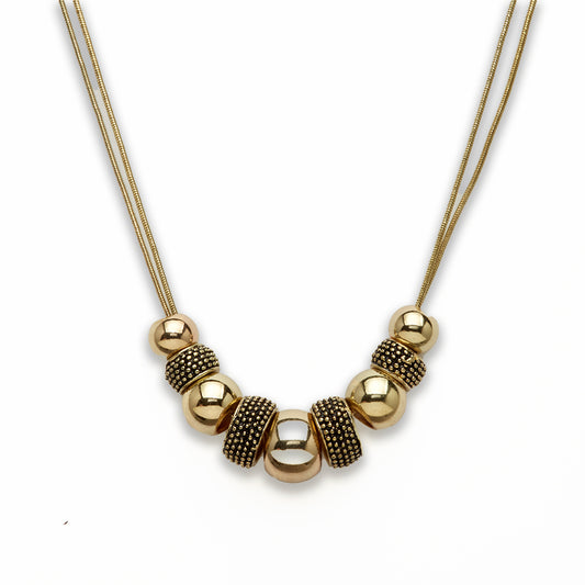 Zinc Alloy Gold Plating Necklace
