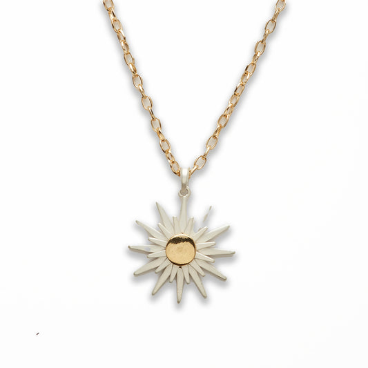 Zinc Alloy Silver, Gold Plating Star Necklace