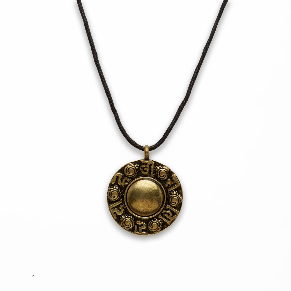 Zinc Alloy Gold Burnish Coin Necklace