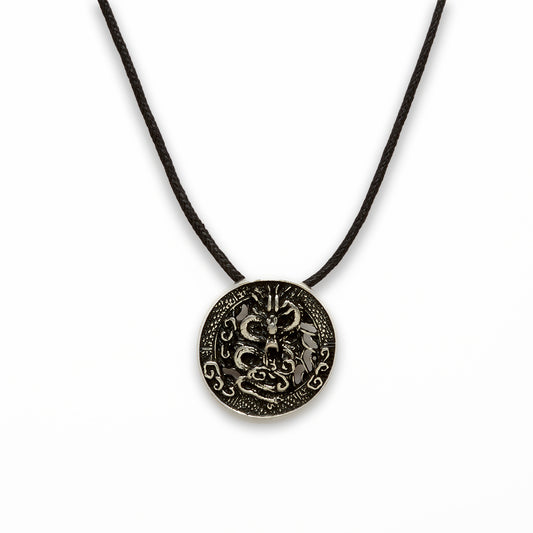 Zinc Alloy Sox Coin Necklace
