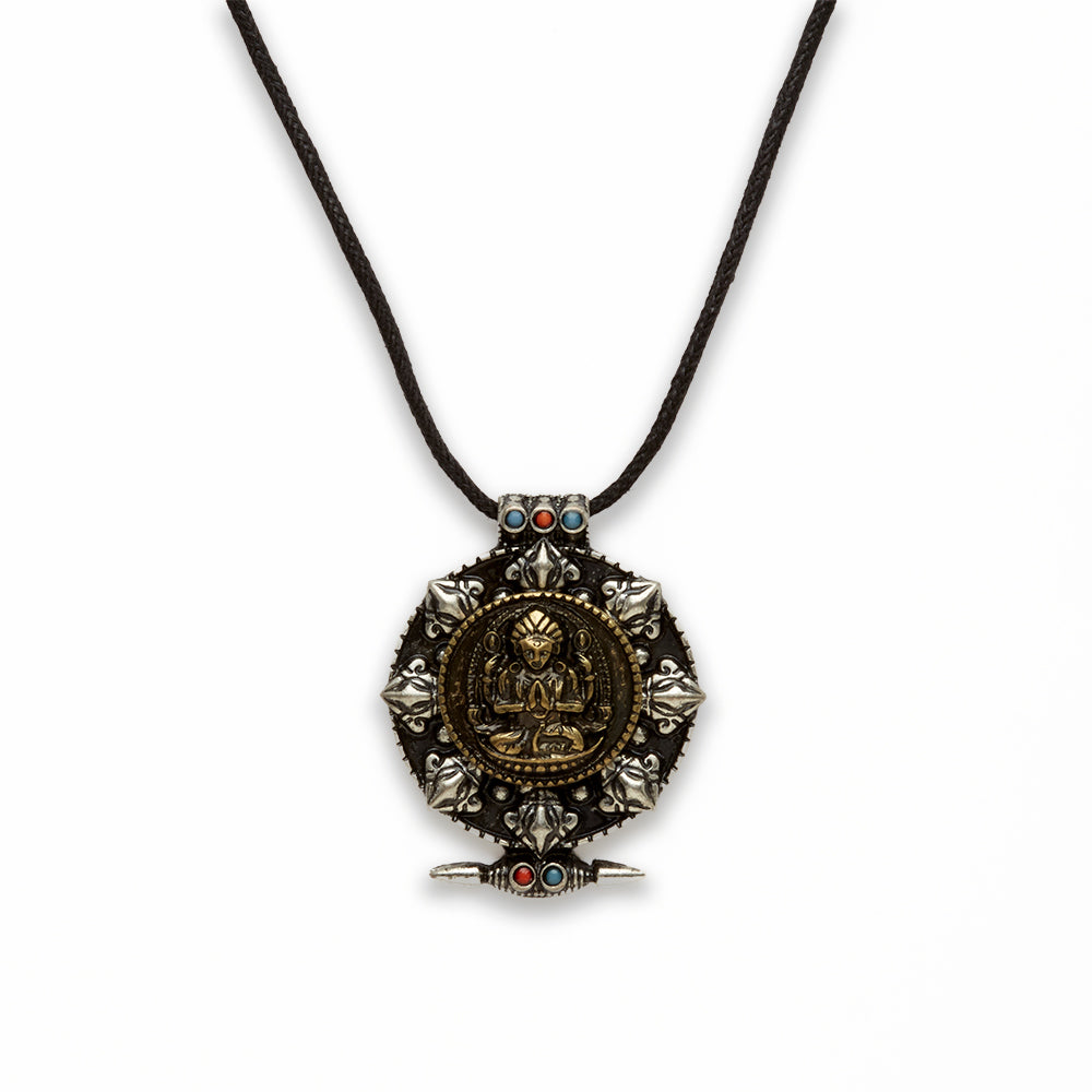Zinc Alloy Gold Burnish Coin Necklace