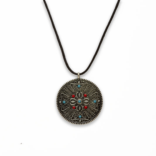 Zinc Alloy Sox Coin Necklace